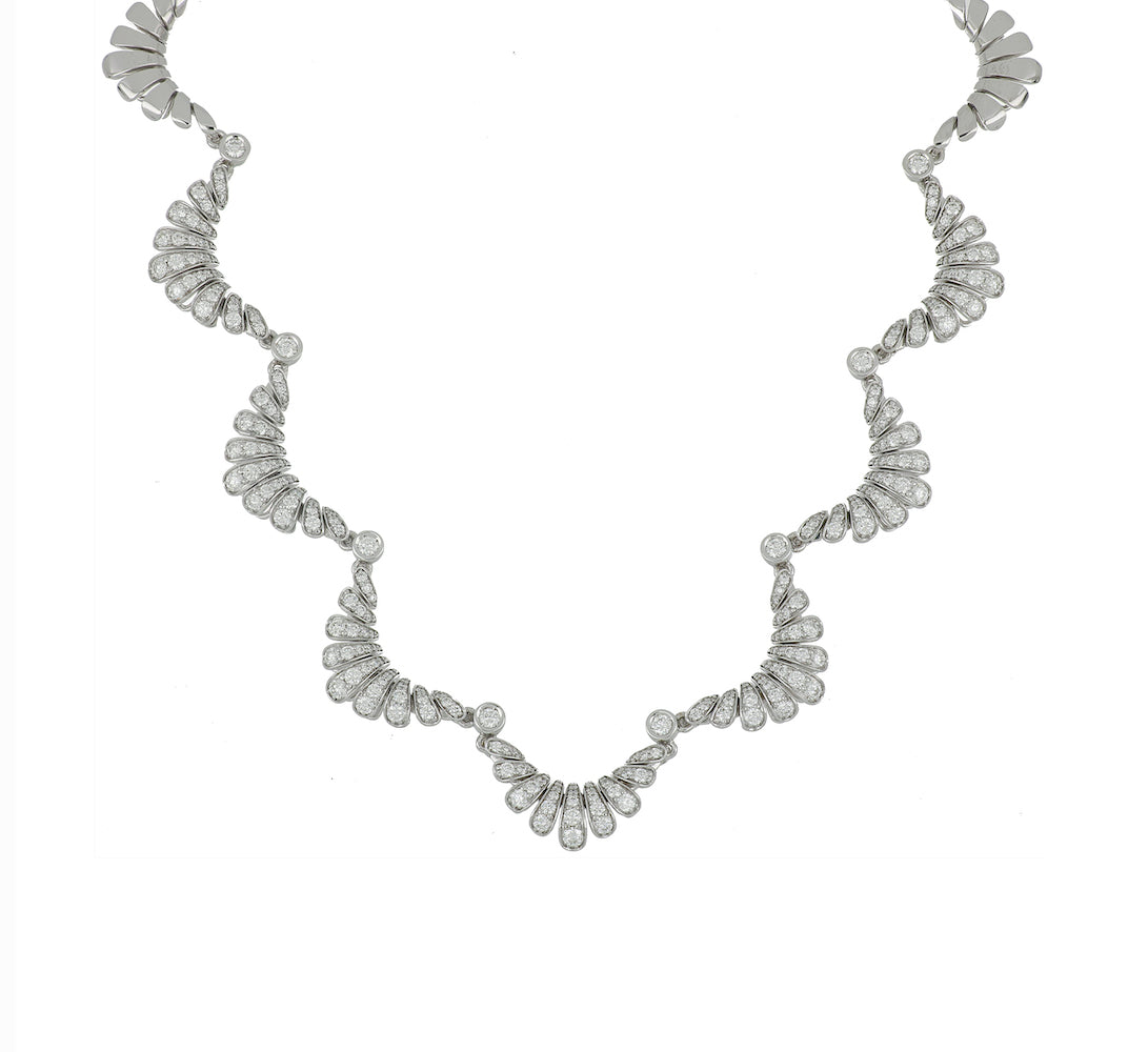 ALLEGRA WHITE GOLD NECKLACE