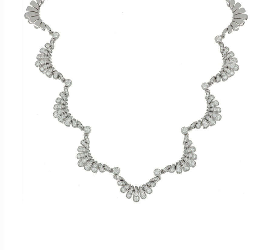 ALLEGRA WHITE GOLD NECKLACE
