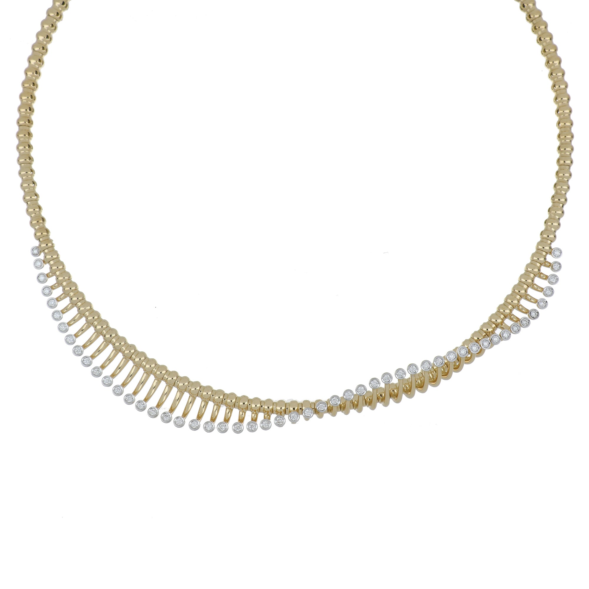 ARTIFICIO SMALL YELLOW GOLD NECKLACE