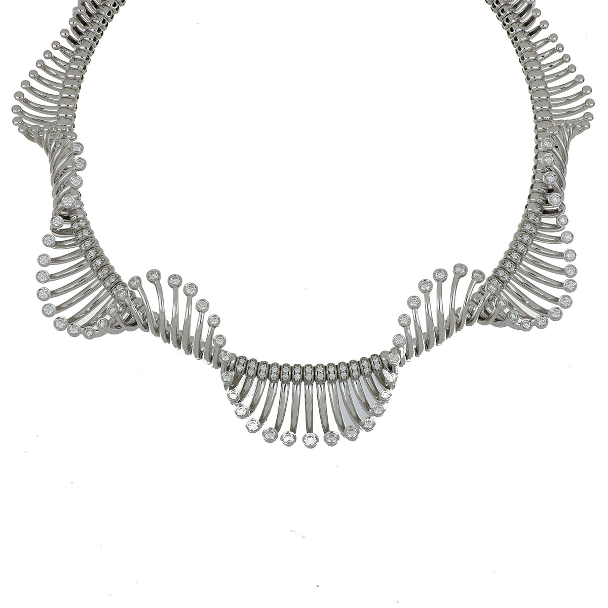 ARTIFICIO WHITE GOLD NECKLACE