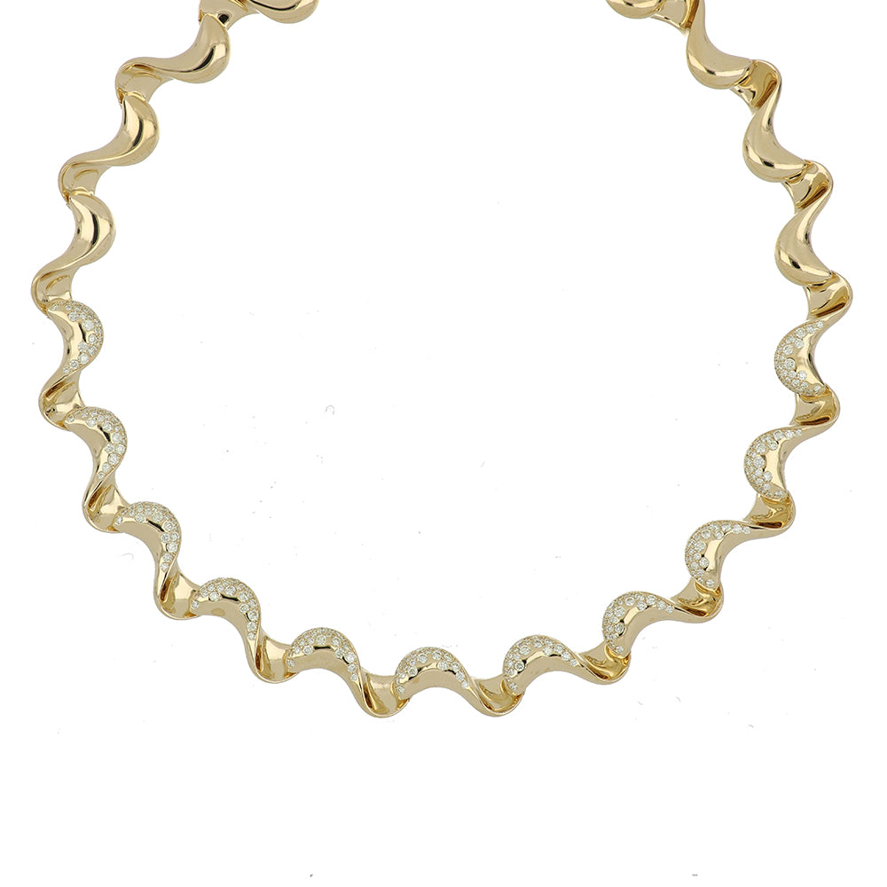 BAMBOO YELLOW GOLD CHOKER