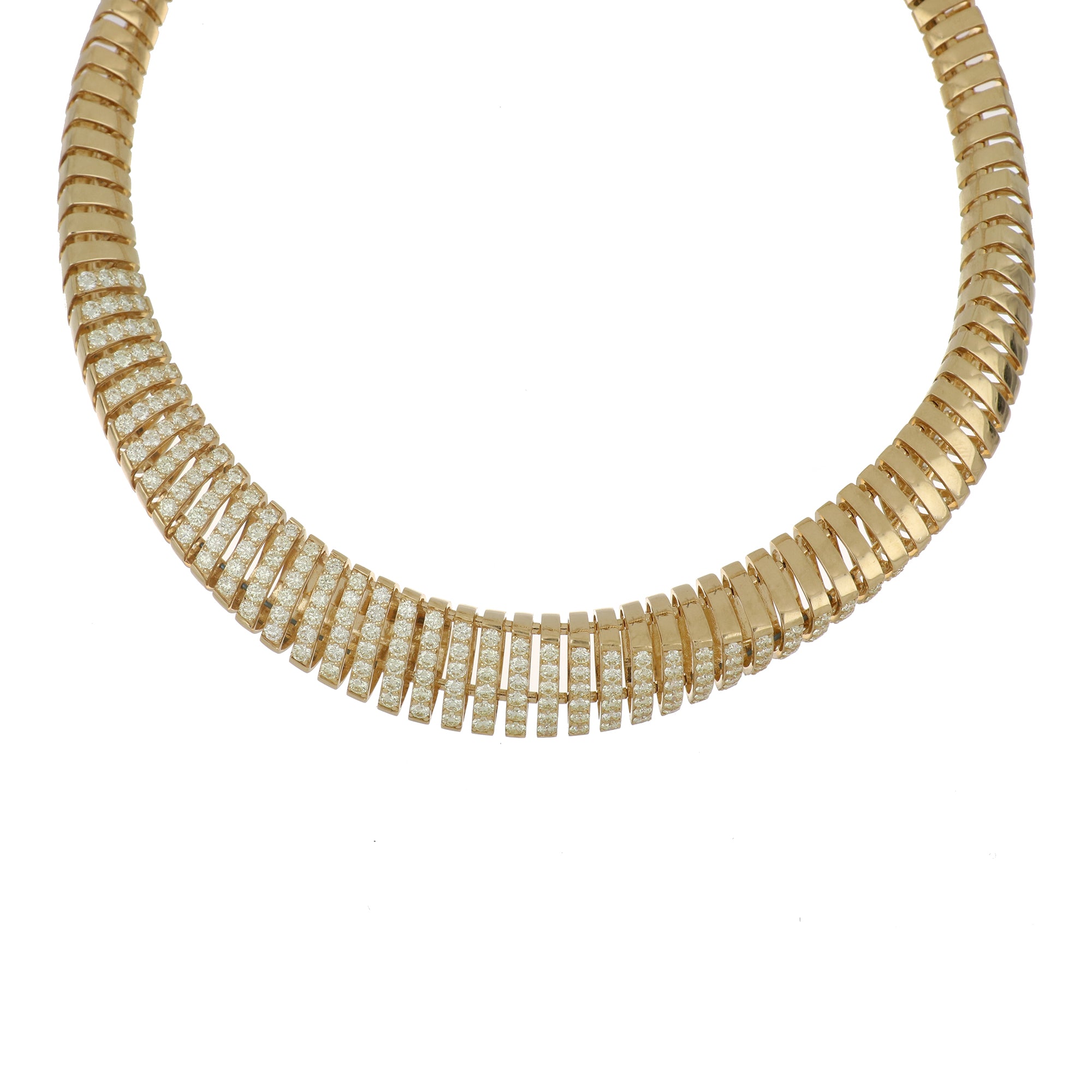 CRESCENDO YELLOW GOLD NECKLACE