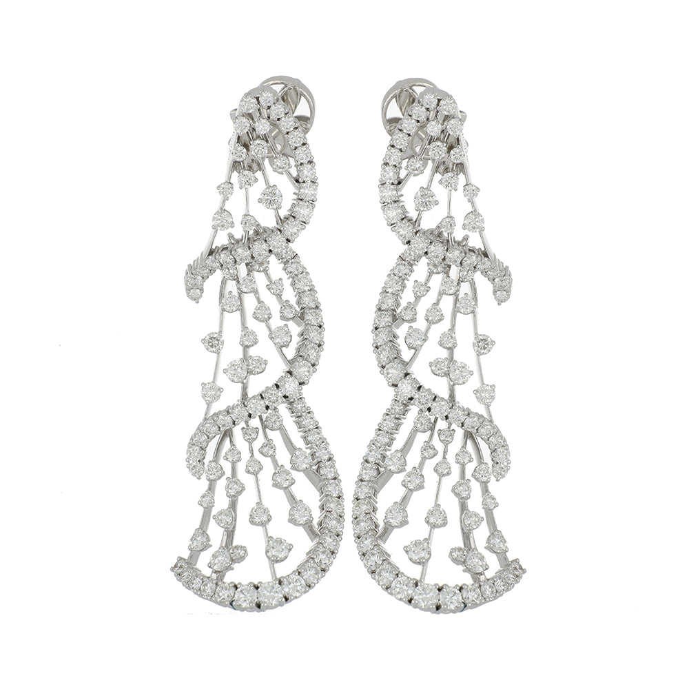 ELICA LONG DIAMONDS EARRINGS