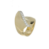 ELICA BIG YELLOW GOLD RING