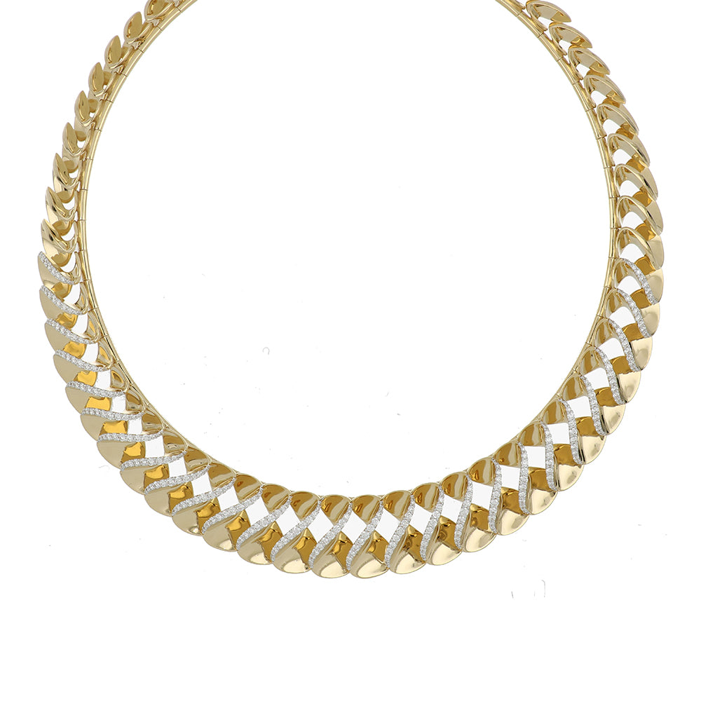 ELICA BIG YELLOW GOLD CHOKER