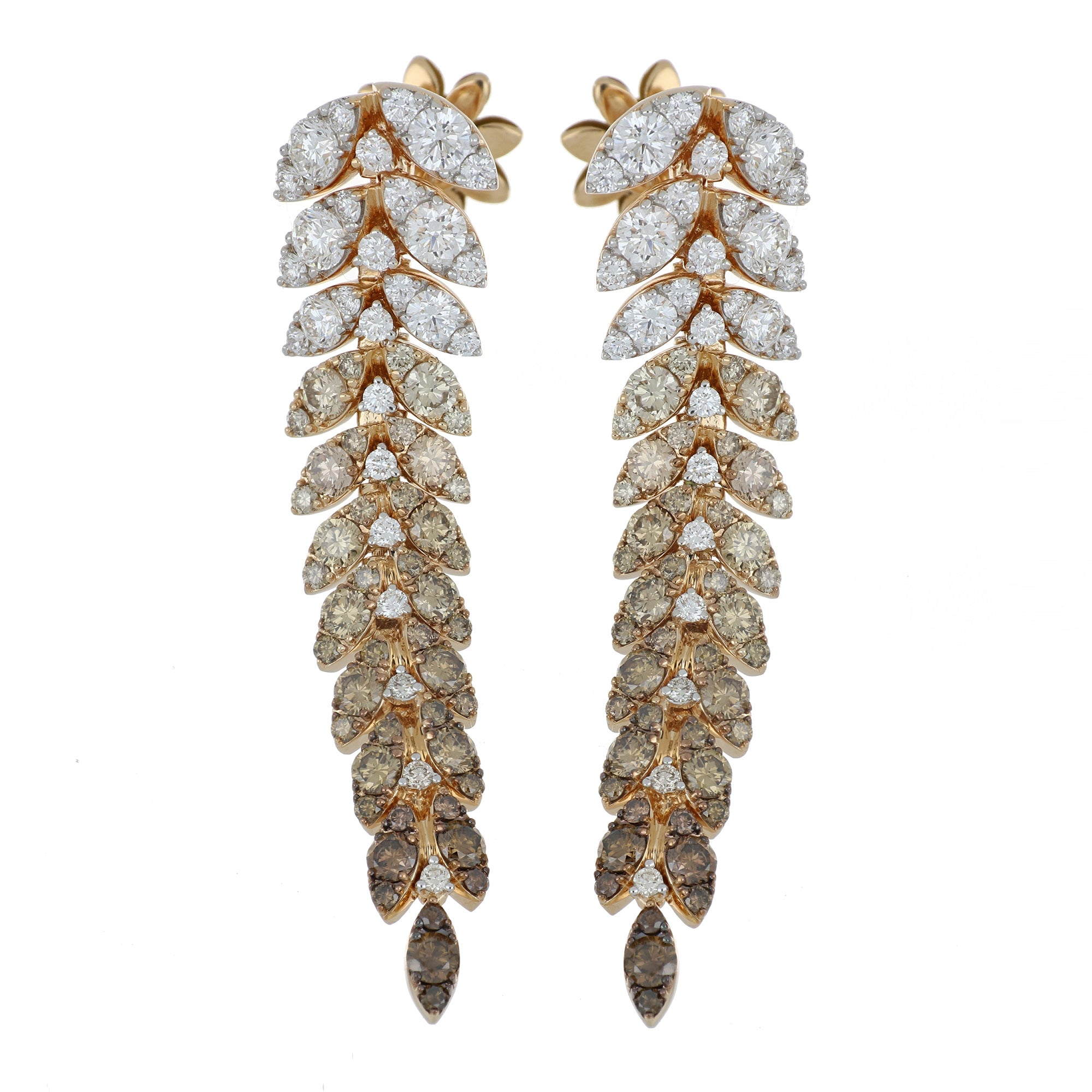 FELCE BROWN DIAMONDS EARRINGS