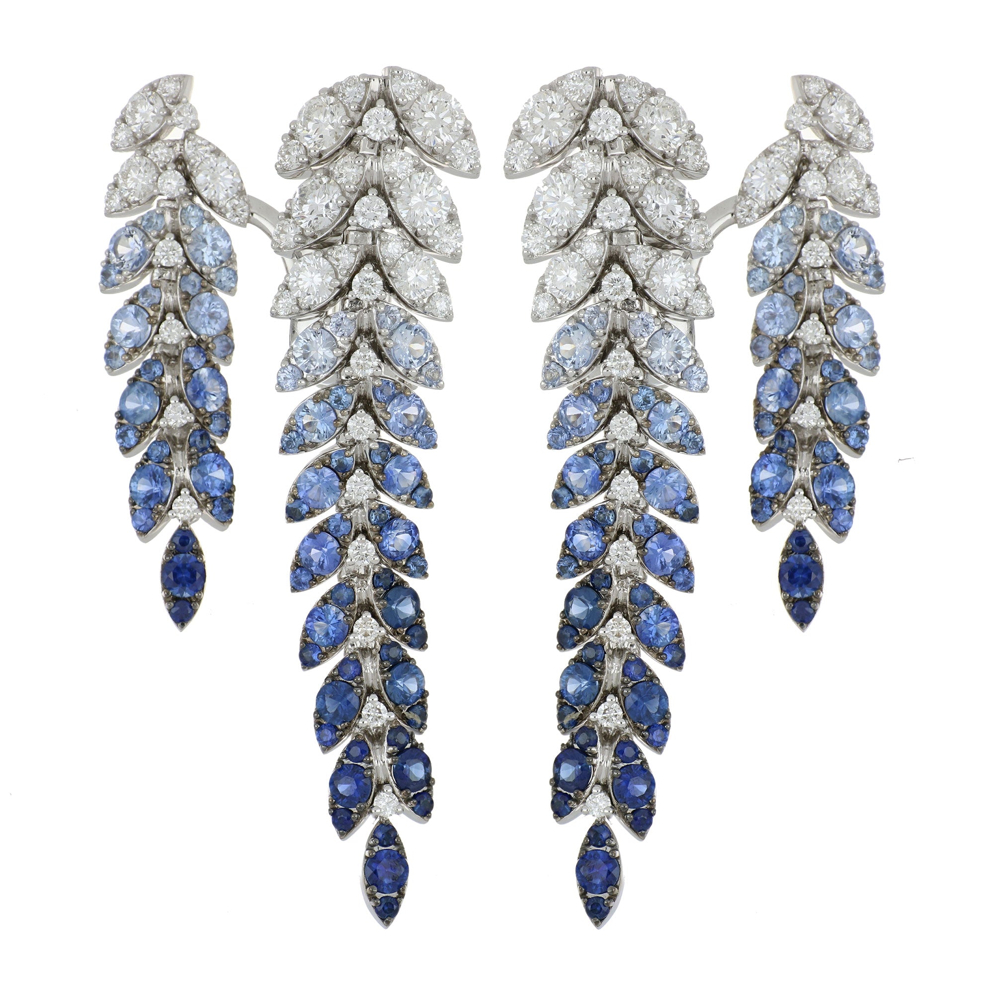 FELCE DOUBLE BLUE SAPPHIRES EARRINGS