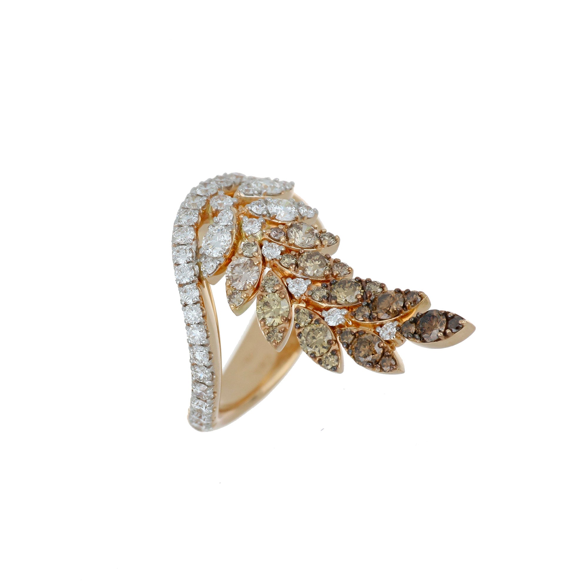 FELCE BROWN DIAMONDS RING