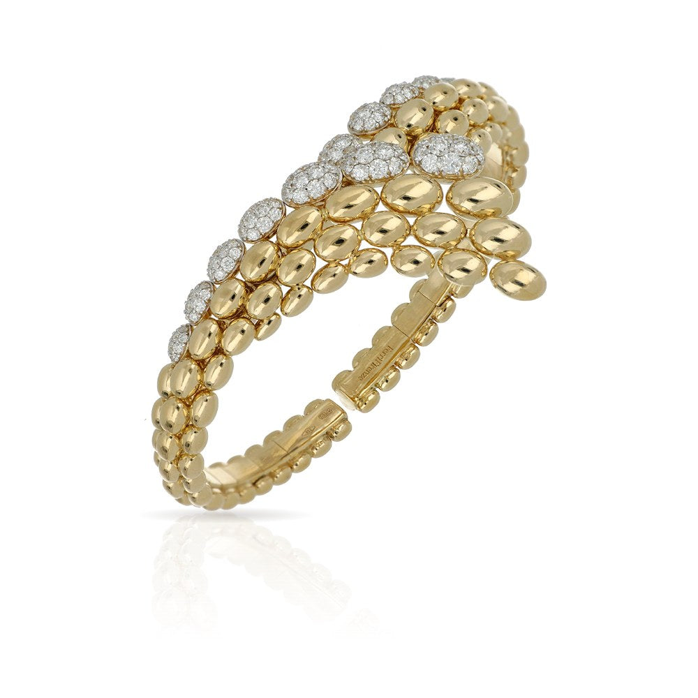 SOLEGIRA YELLOW GOLD DIAMONDS BRACELET