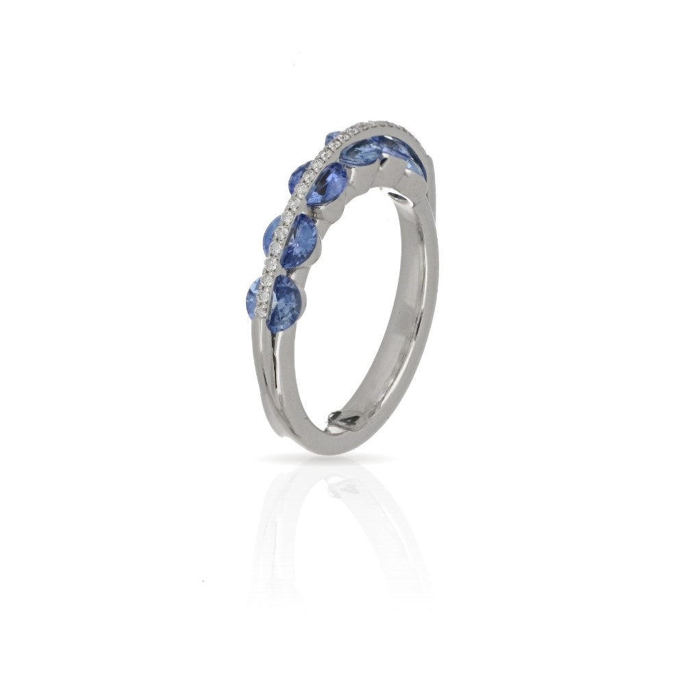 Light Blue Sapphires Ring