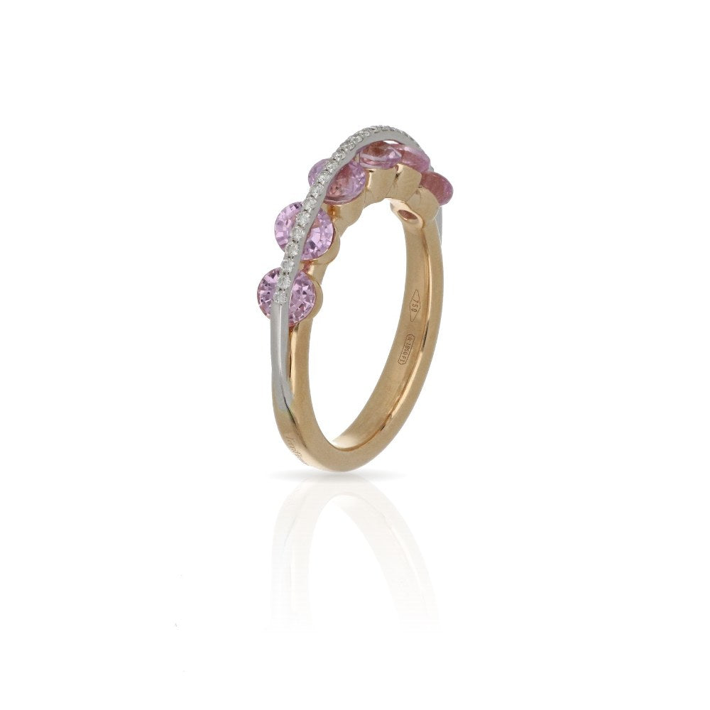 Light Pink Sapphires Ring