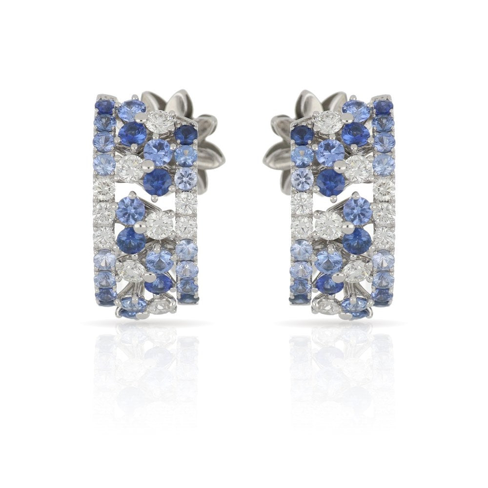 Trilly Blue Sapphires Earrings