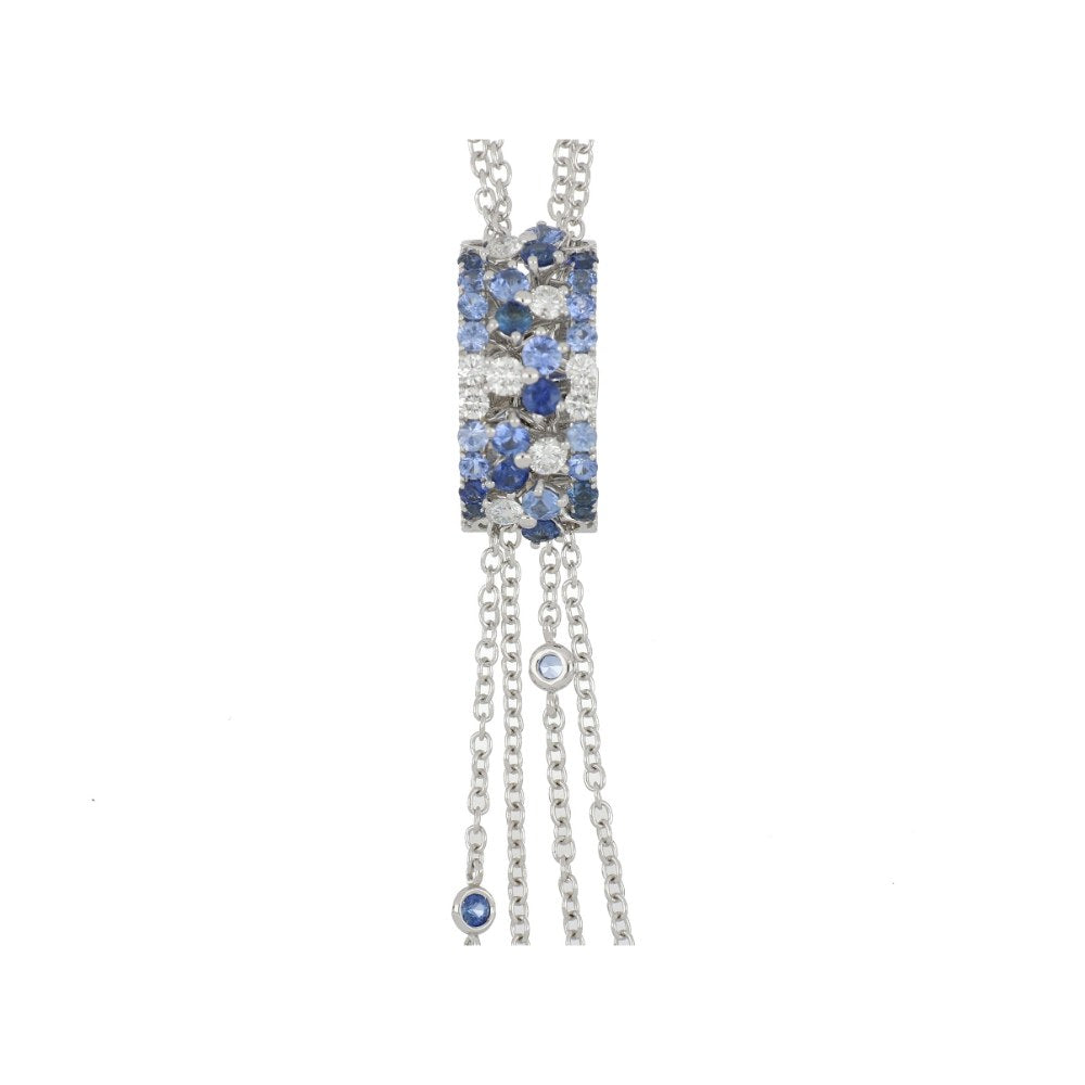 Trilly Blue Sapphires Pendant