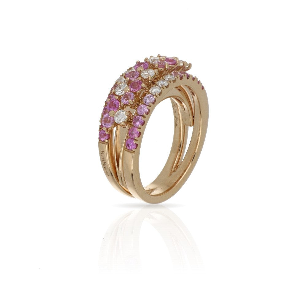 Trilly Pink Sapphires Ring