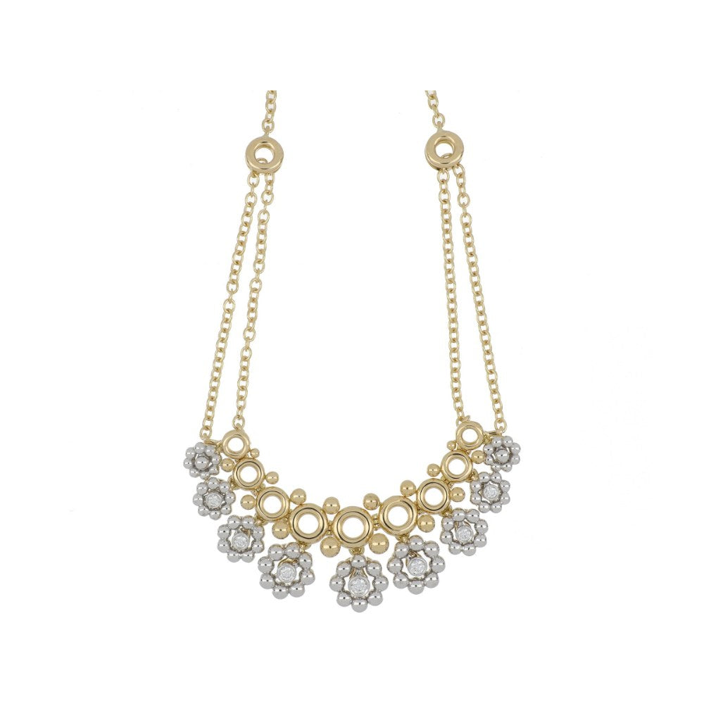 Giulio Yellow and White Gold Pendant