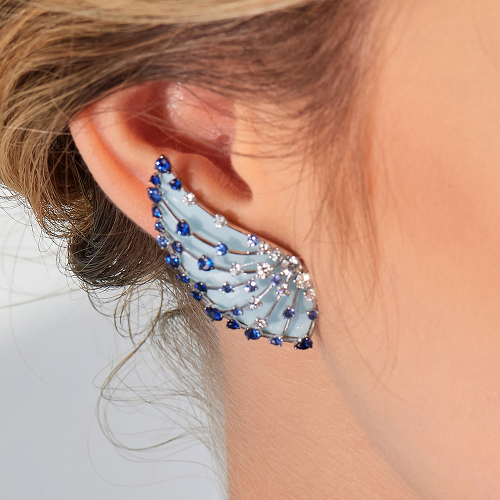 LUCCIOLA LIGHT BLUE SAPPHIRES EARRINGS