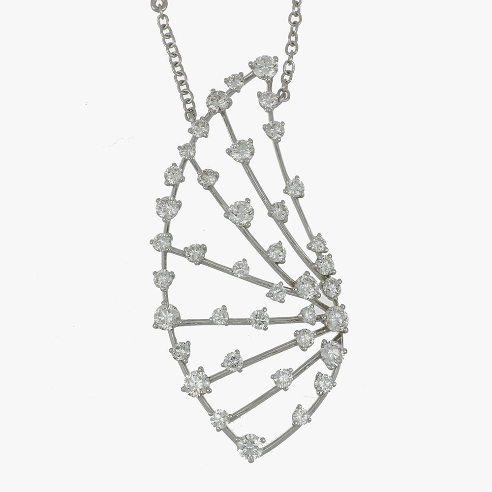 LUCCIOLA WHITE GOLD PENDANT