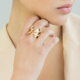 MUSICA YELLOW GOLD DOUBLE RING