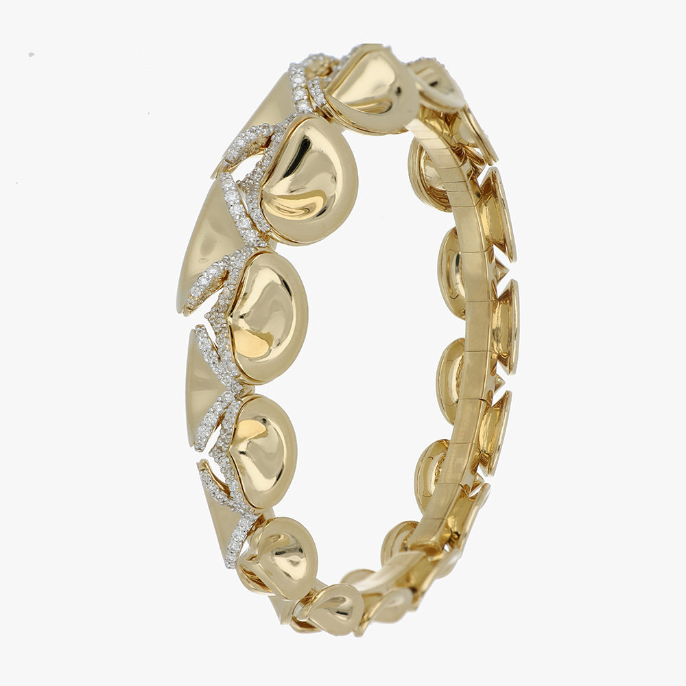 NINFEA YELLOW GOLD BRACELET