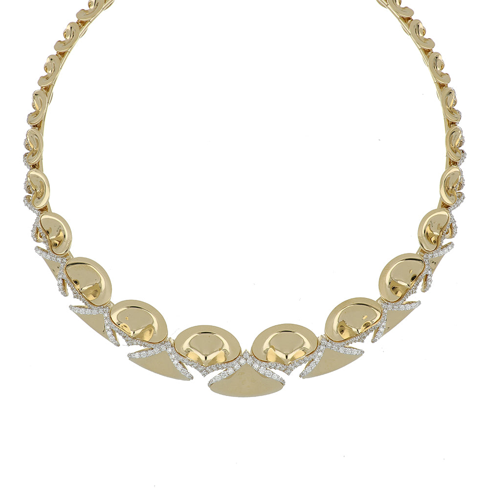 NINFEA YELLOW GOLD CHOKER