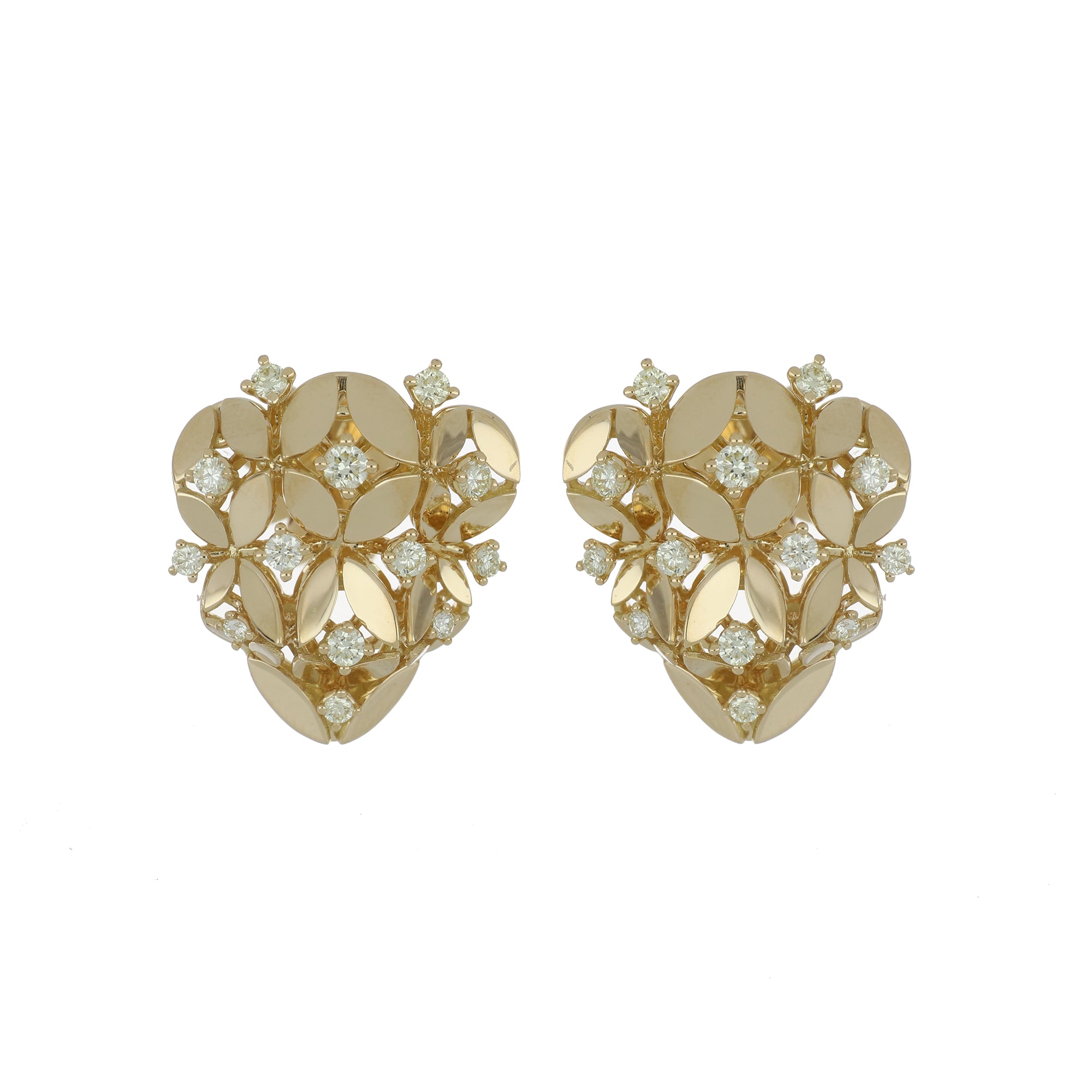 RIFLESSI YELLOW GOLD EARRINGS