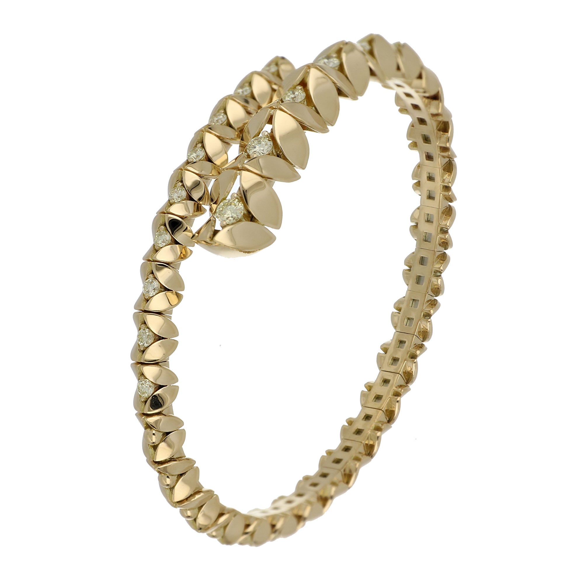 RIFLESSI CONTRARIÉ YELLOW GOLD BRACELET