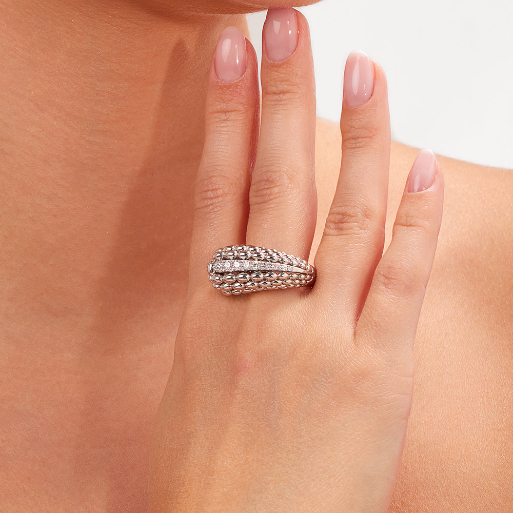 SOLEGIRA WHITE GOLD RING