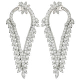 SPETTINATO RANIA WHITE GOLD DIAMOND EARRINGS