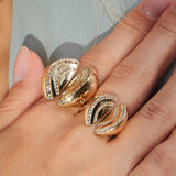 SPICCHI SMALL YELLOW GOLD RING