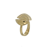 SPICCHI SMALL YELLOW GOLD RING