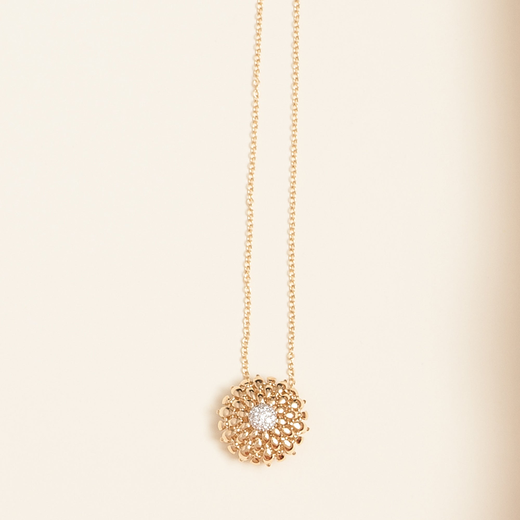 TWIST TWIST SMALL YELLOW GOLD PENDANT