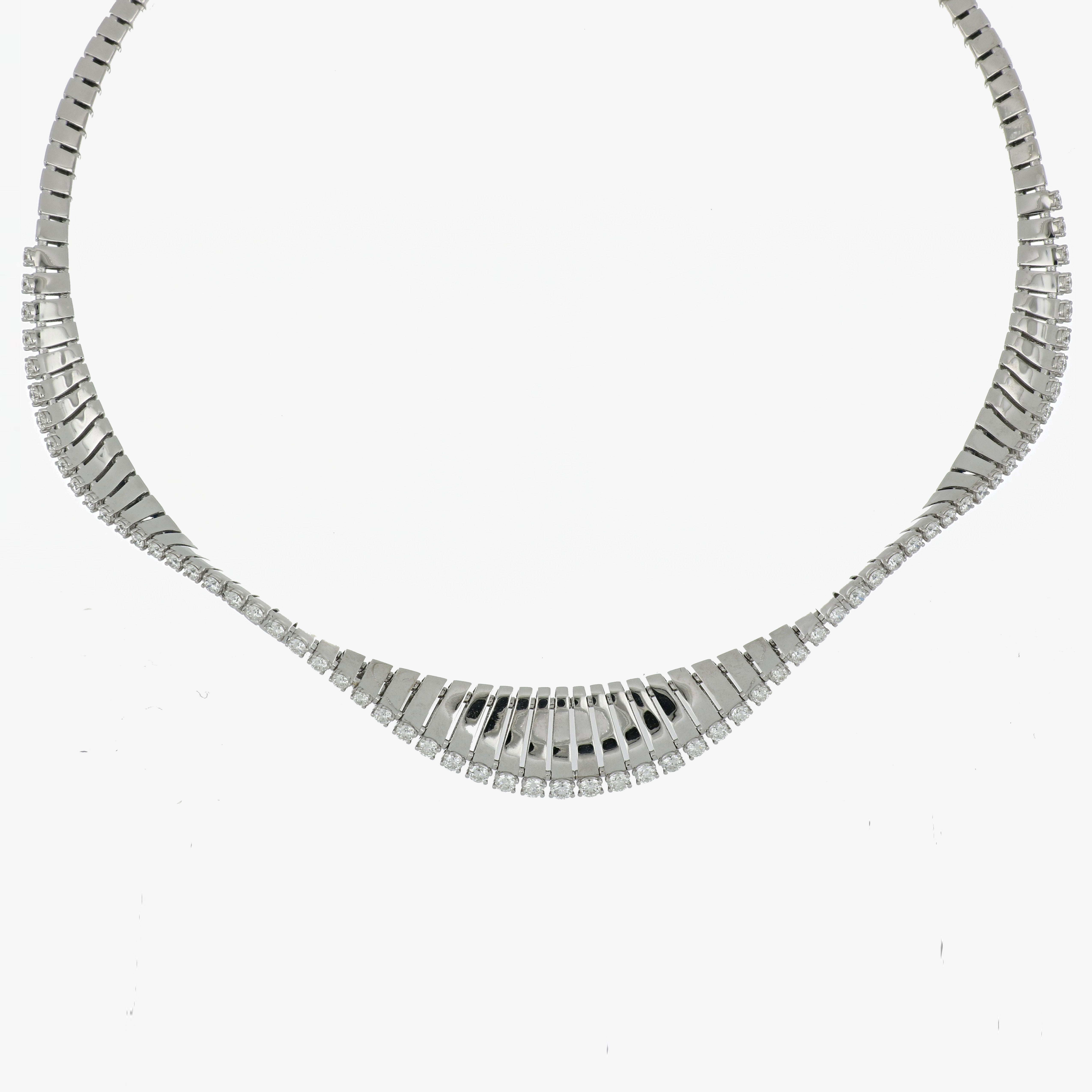 VITO WHITE GOLD CHOKER