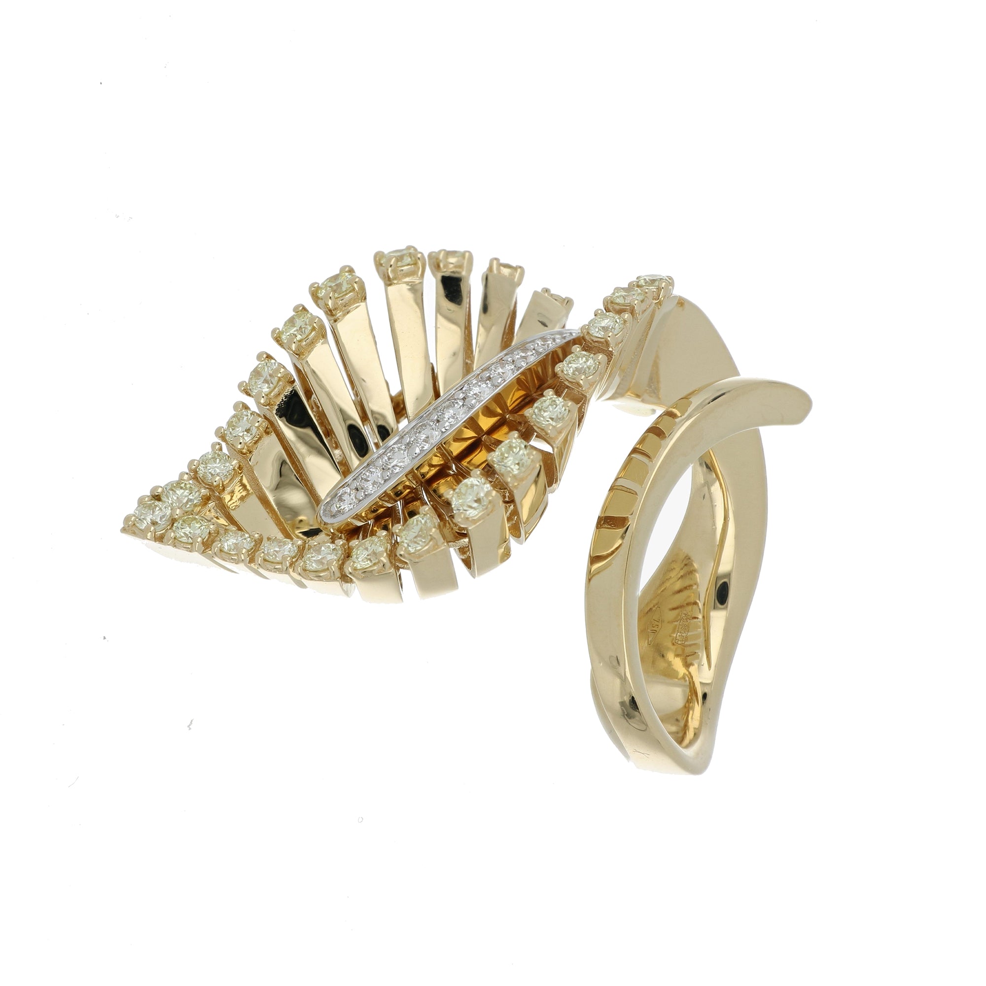 VITO FOGLIA YELLOW GOLD RING