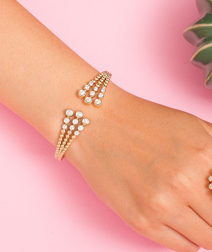 BUBBLES RAGGI YELLOW GOLD BRACELET