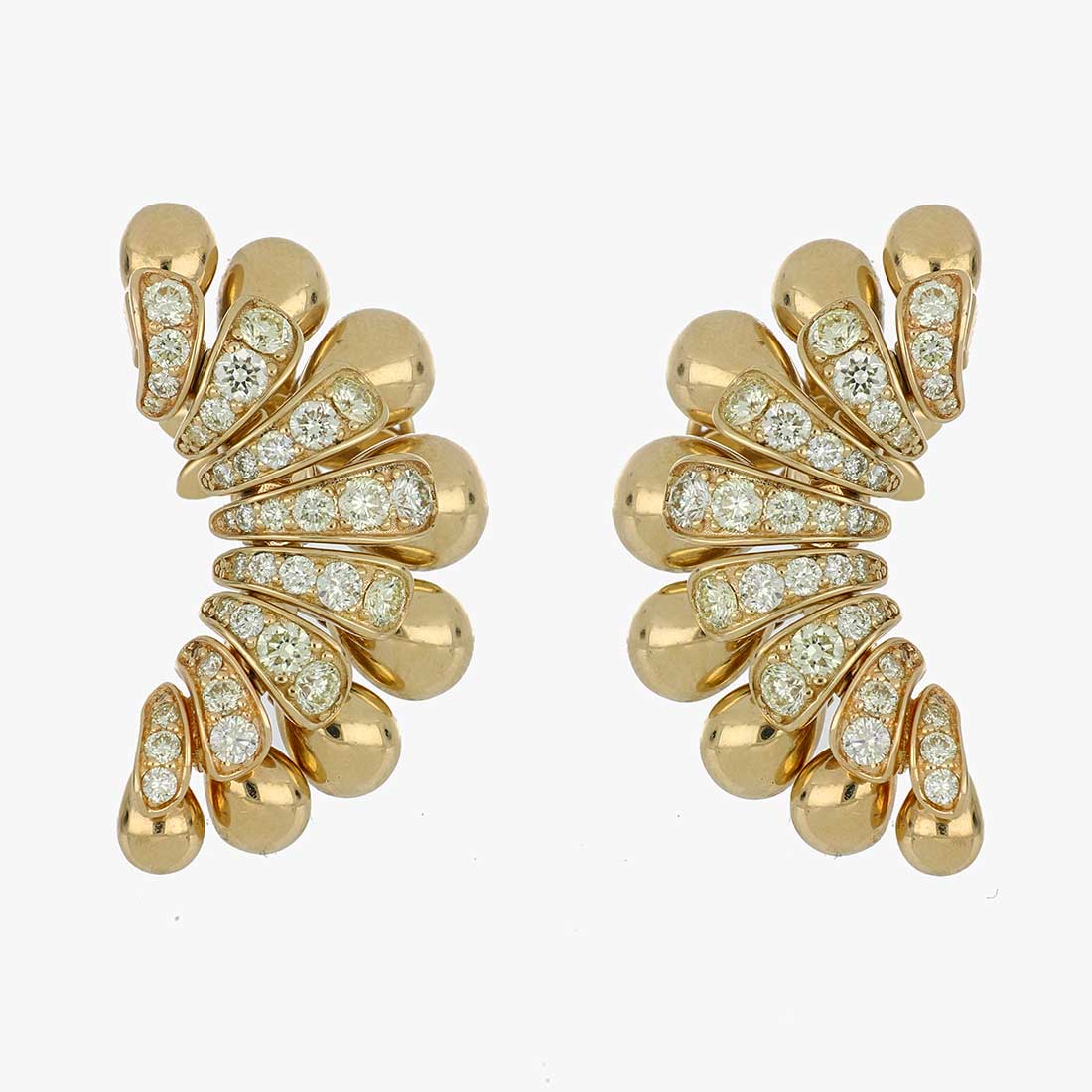 ALLEGRA YELLOW GOLD EARRINGS