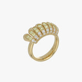 ALLEGRA SMALL YELLOW GOLD RING