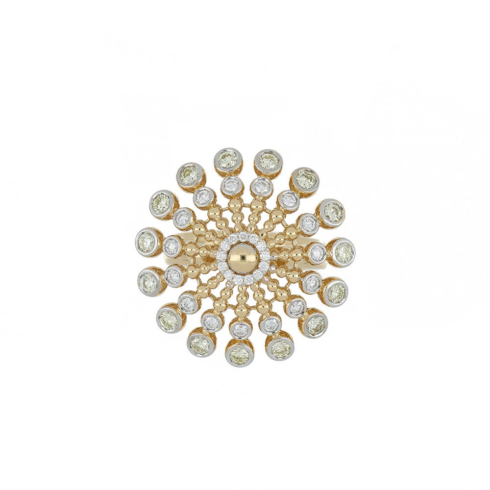 BUBBLES RAGGI ROUND DIAMOND RING